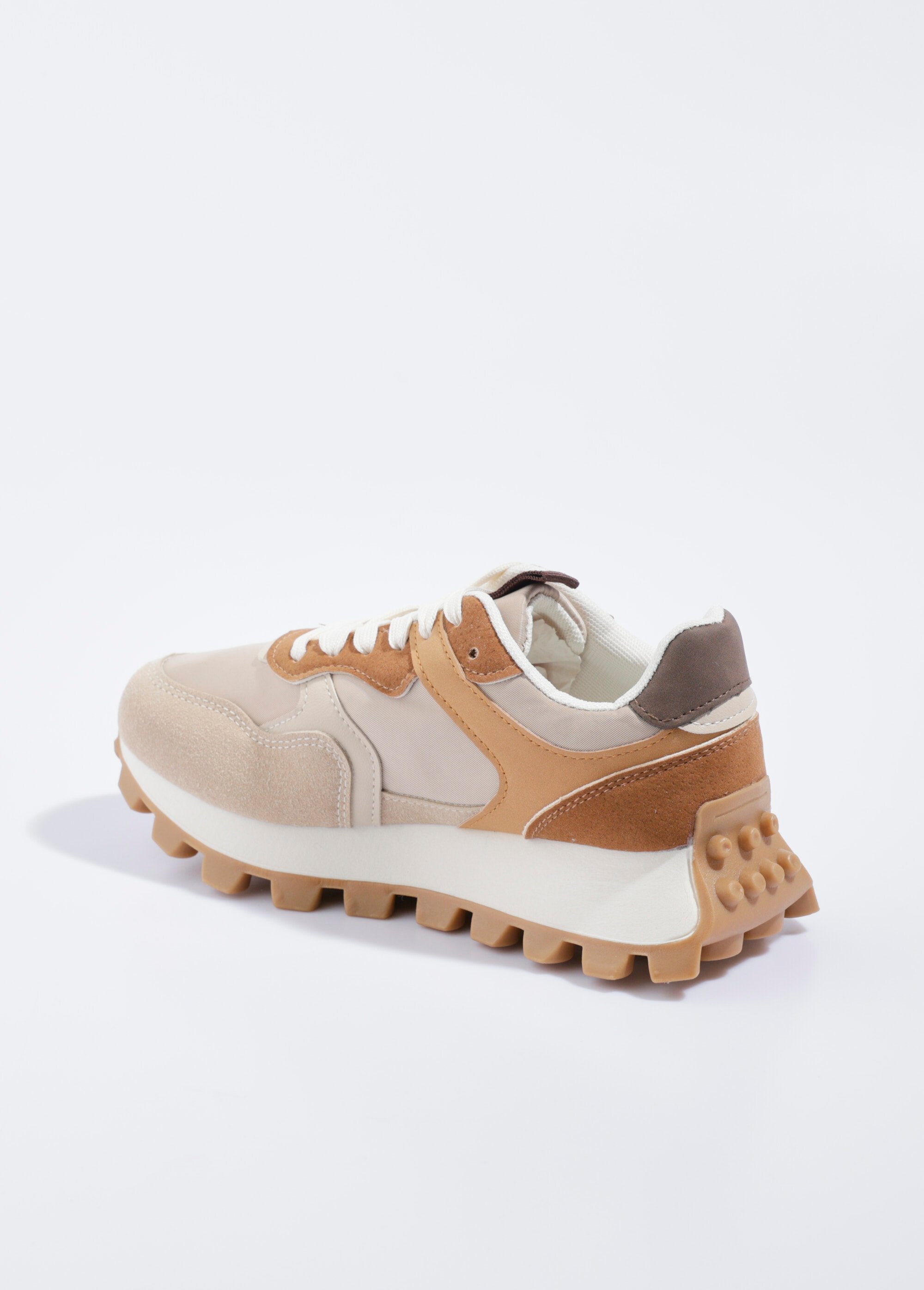 Multi-material_sneakers_with_lugged_sole_Beige_DO1_slim