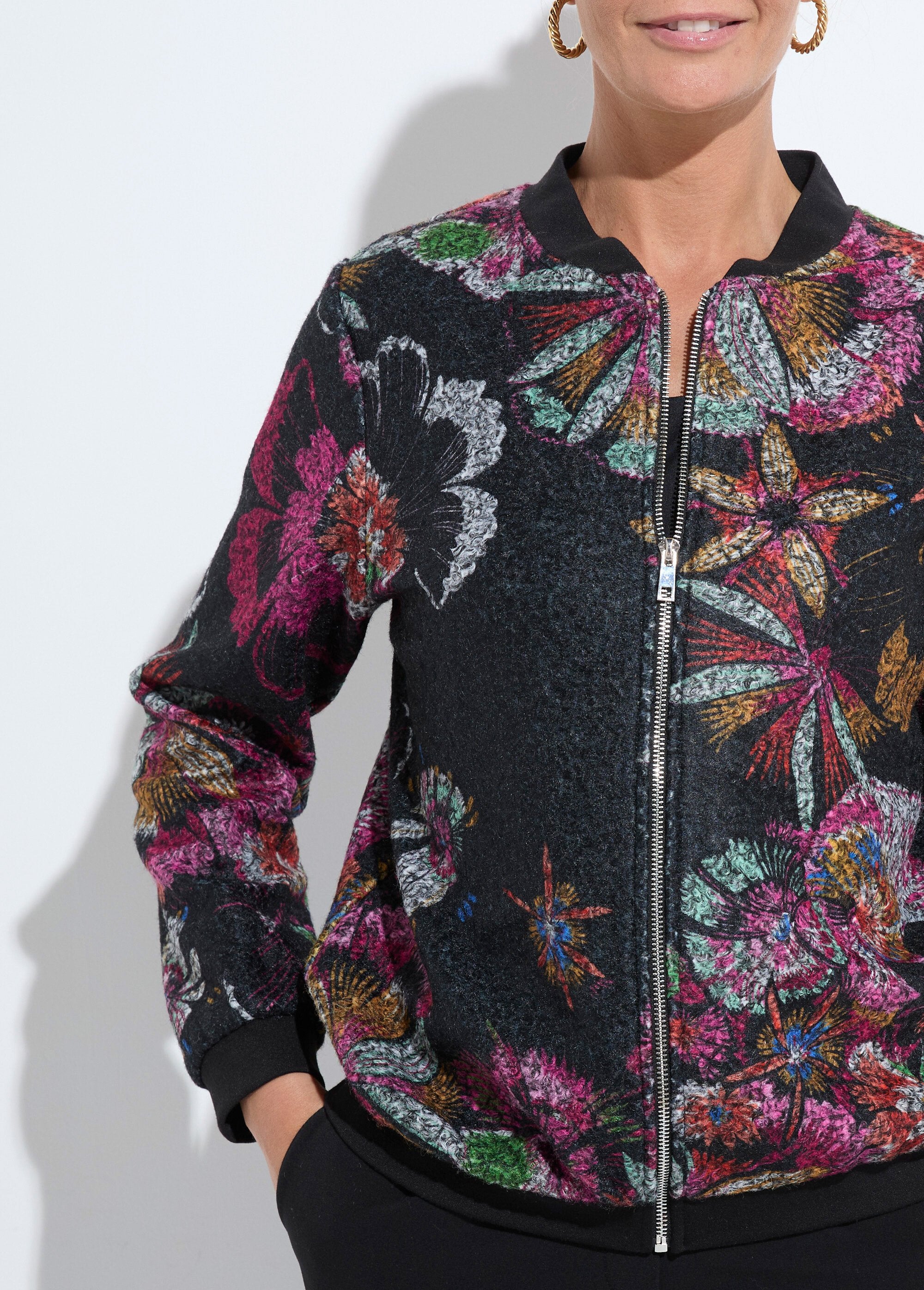 Bomber-style_jacket_in_printed_terry_fabric_Black_and_pink_DE1_slim
