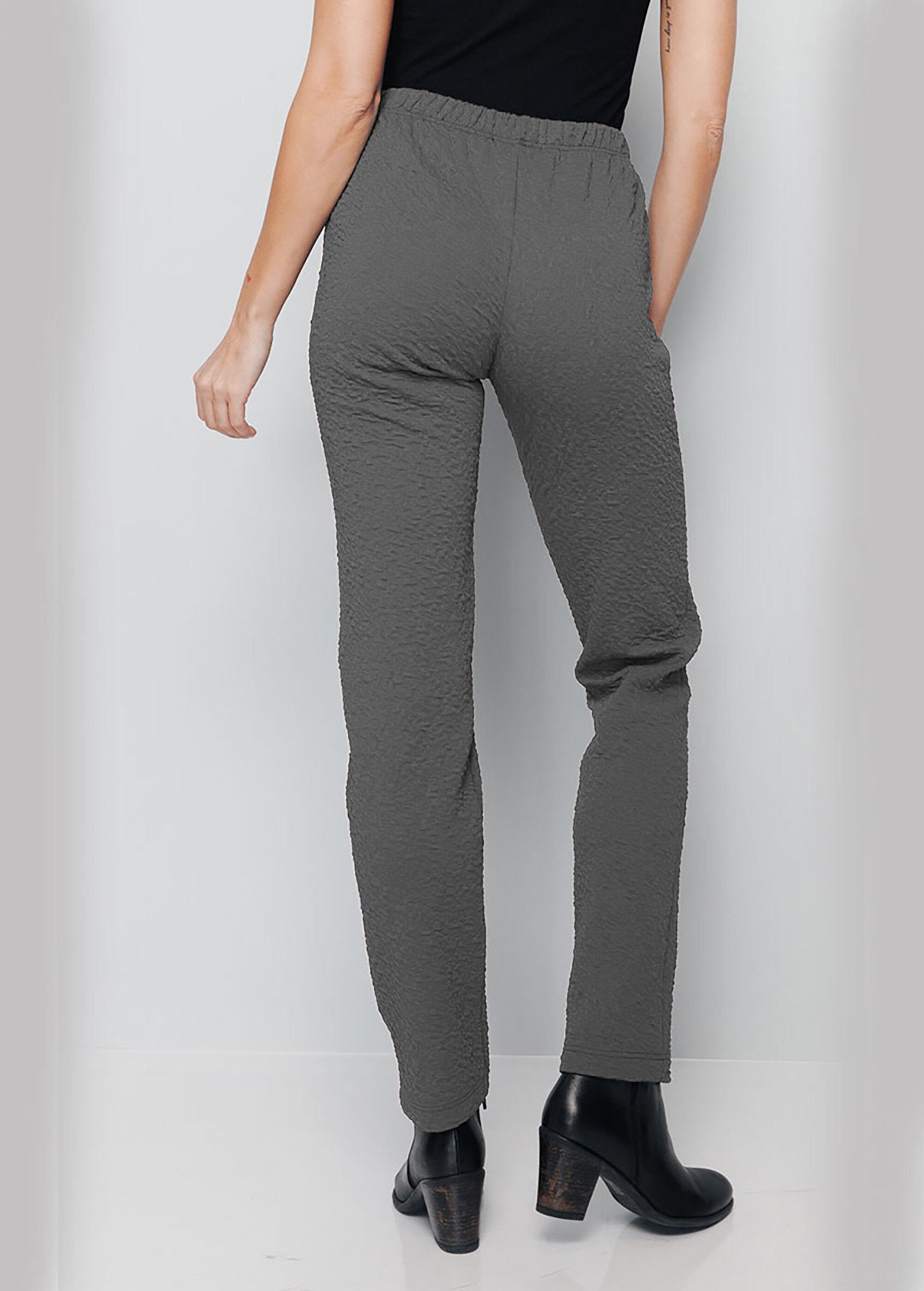 Plain_or_two-tone_stretchy_elasticated_waist_leggings_Plain_gray_DO1_slim