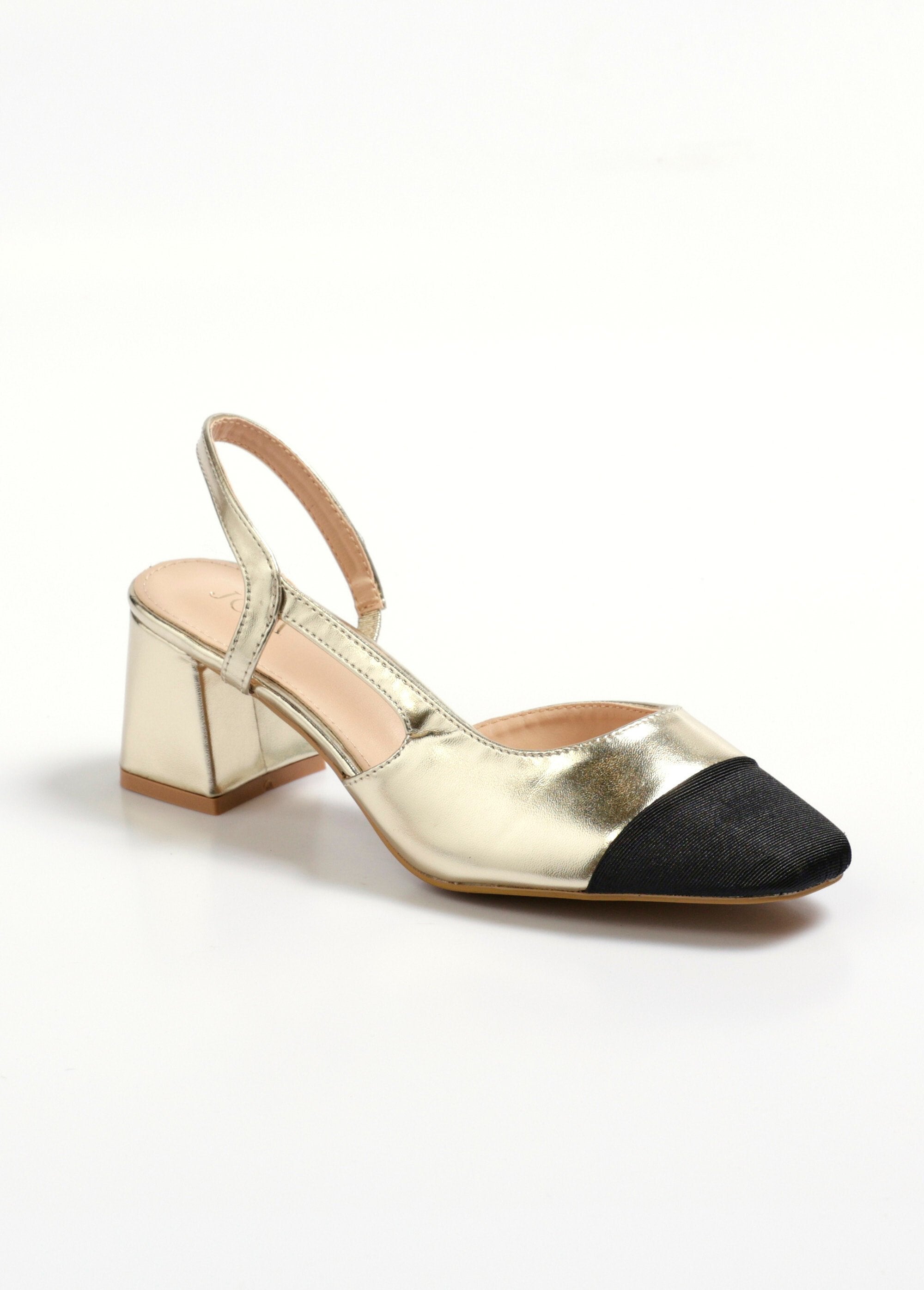 Chic_two-tone_canvas_pumps_Golden_FA1_slim