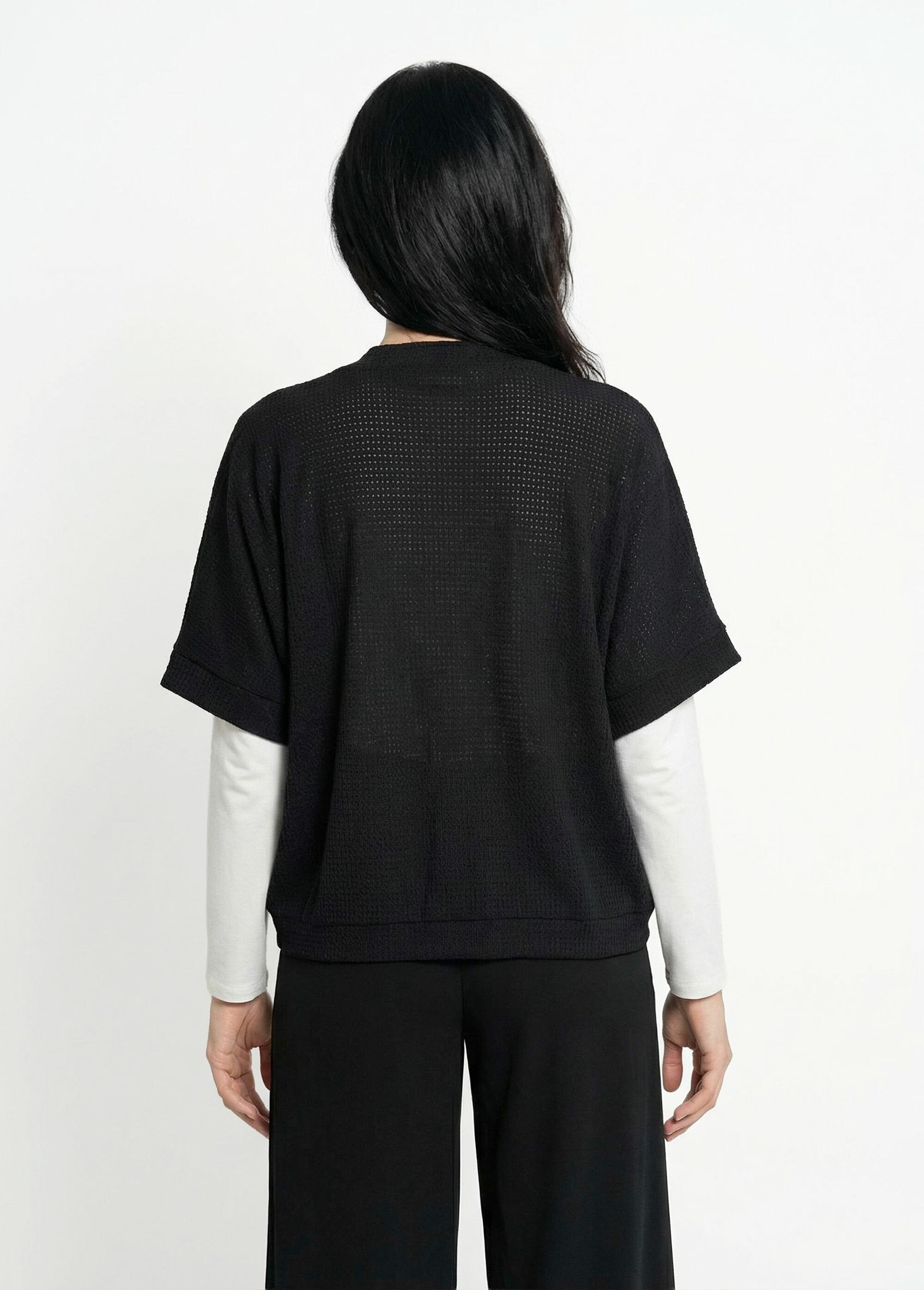 Waffle_knit_bolero_vest_Black_DO1_slim