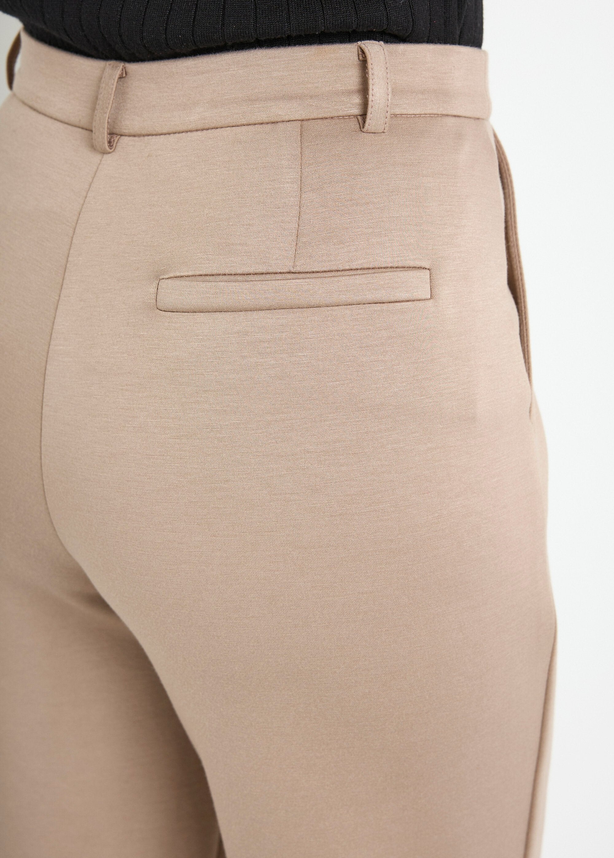 Structured_city_pants_in_plain_milano_knit_Beige_DE2_slim