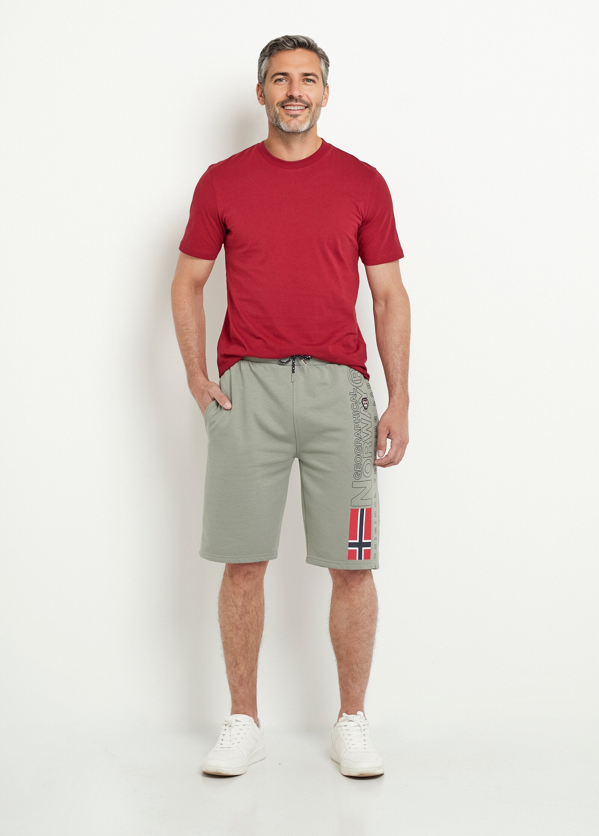 Long_fleece_shorts_with_elasticated_waistband_Olive_SF1_slim