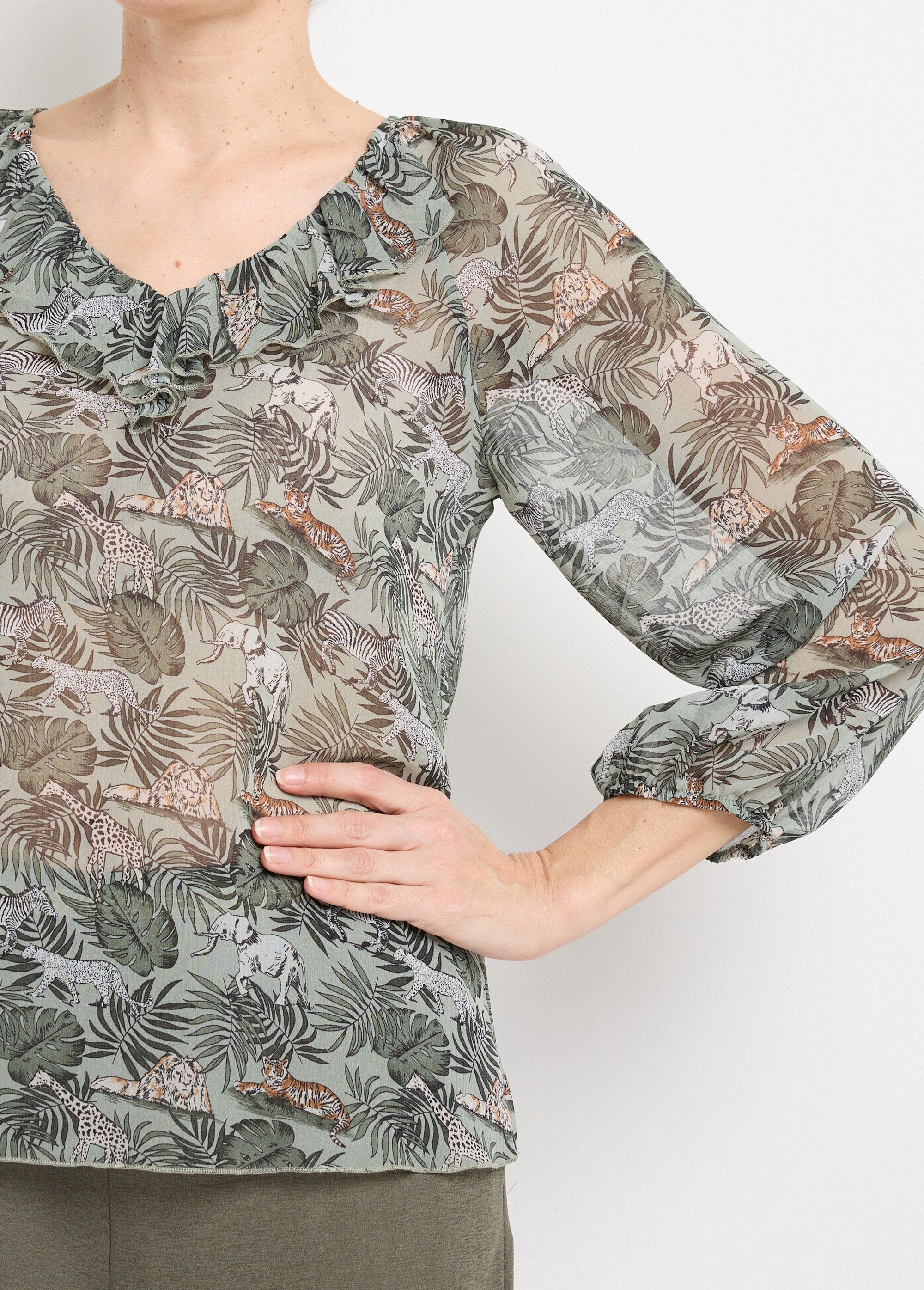Tunique_en_voile_imprimé_animaux_jungle_Vert_imprime_DE1_slim