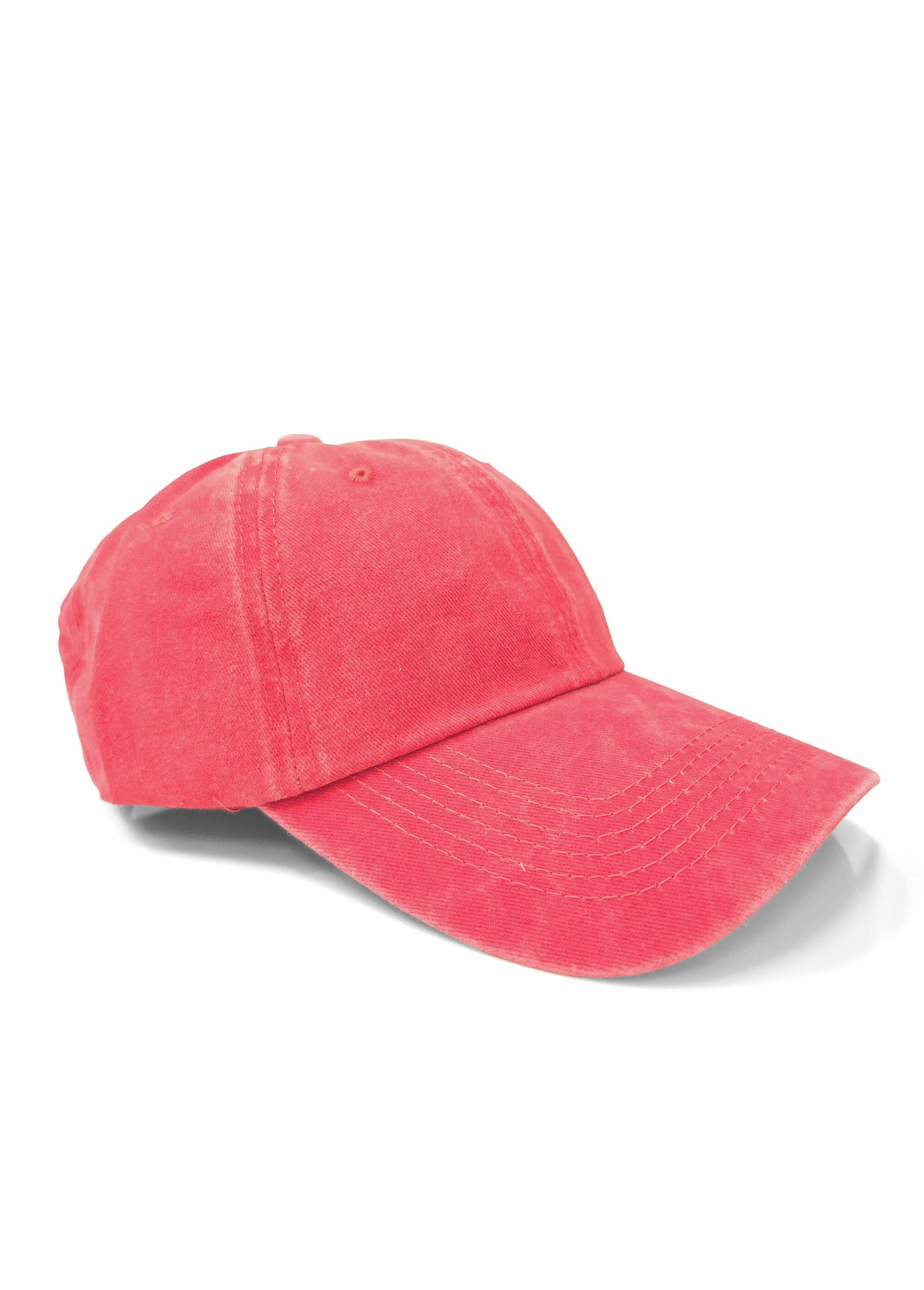 Pure_cotton_cap,_bleached_effect_Red_FA1_slim