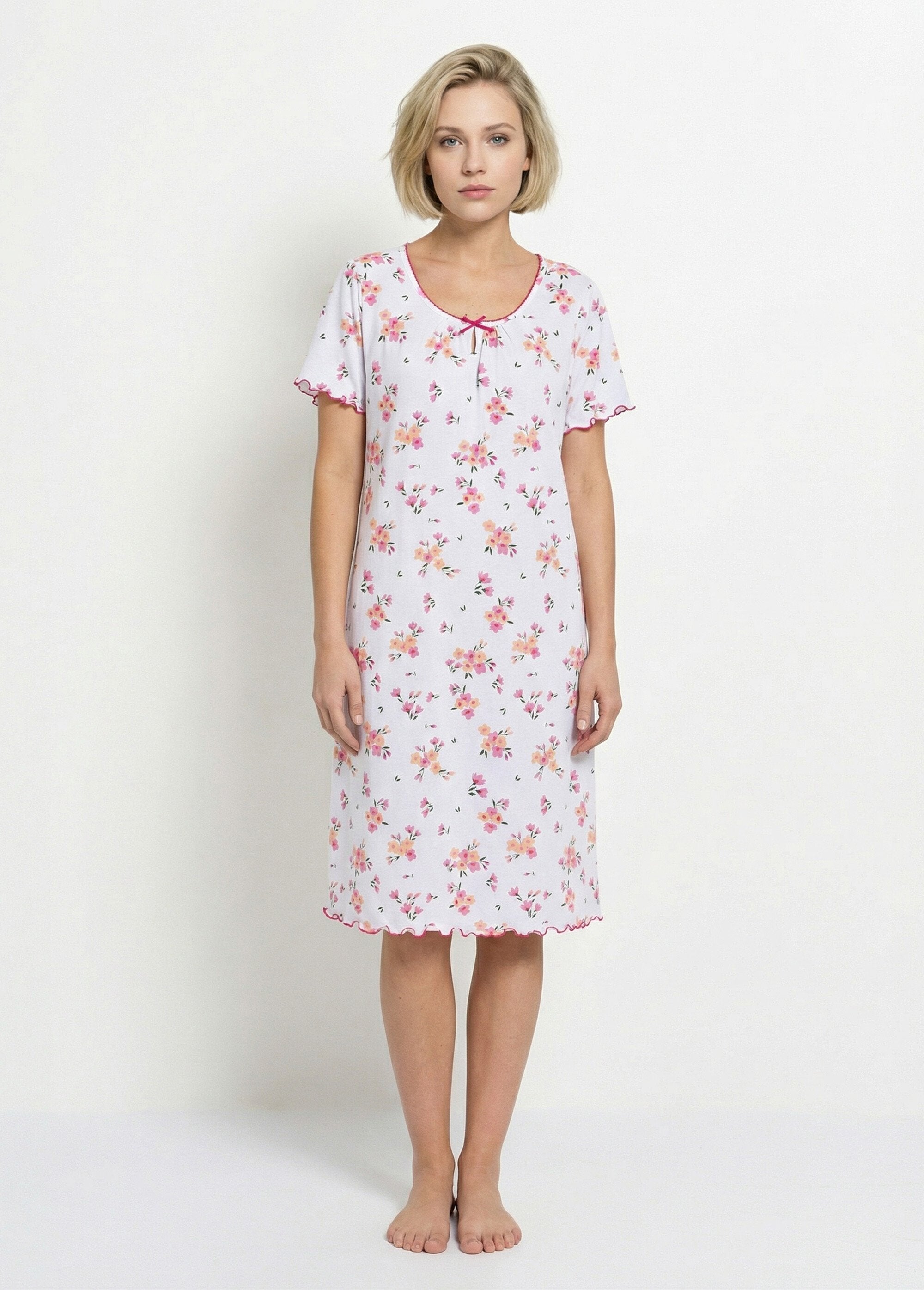 Short-sleeved_cotton_nightgown_Pink_and_peach_FA1_slim