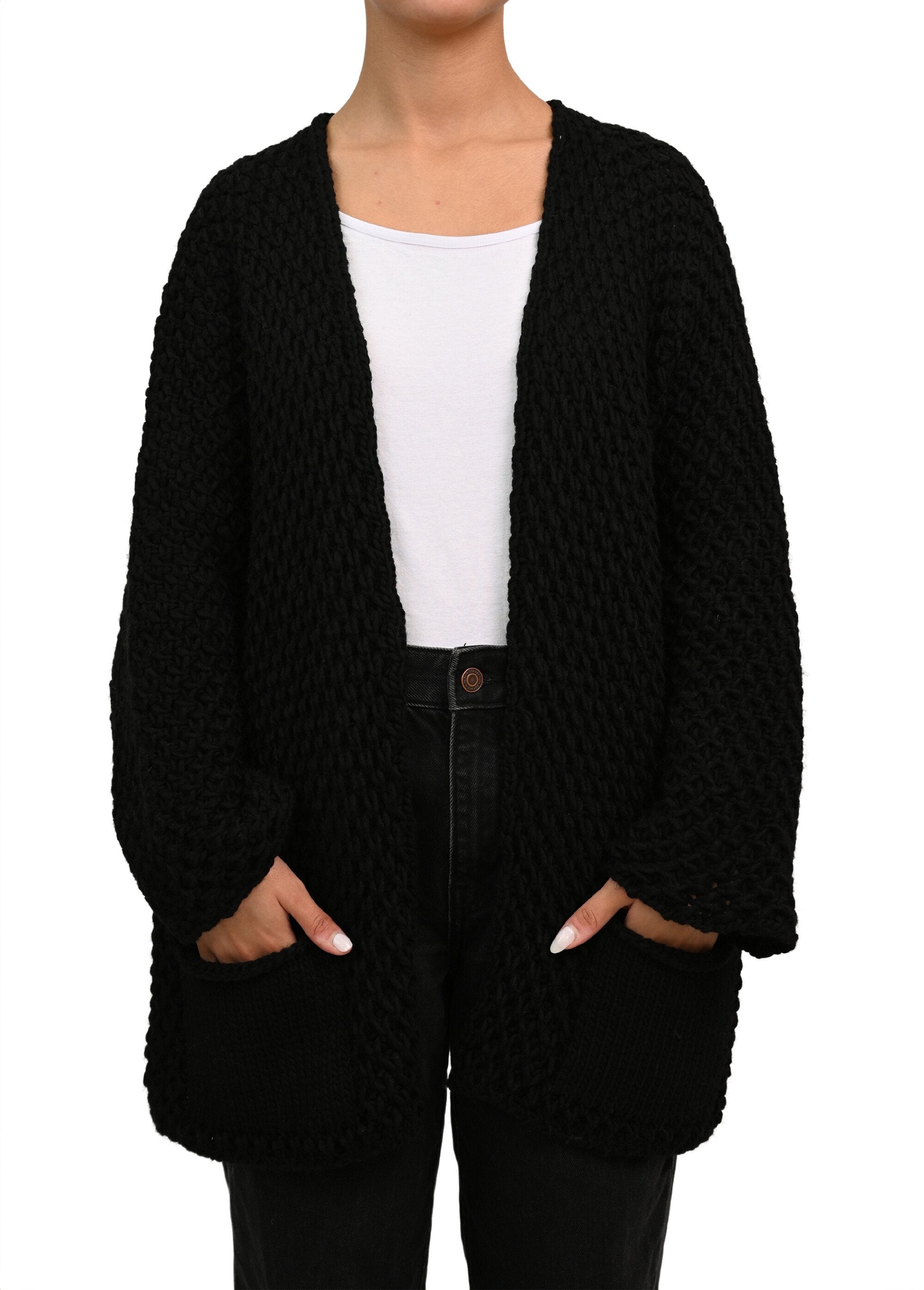 Long_seamless_fancy_knit_vest_Black_FA2_slim