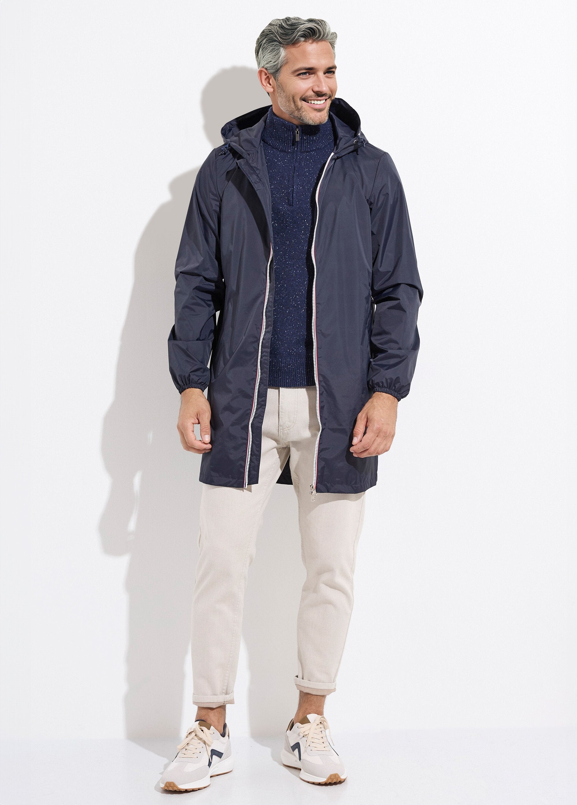 Parka_longue_déperlante_tendance_Marine_SF1_slim