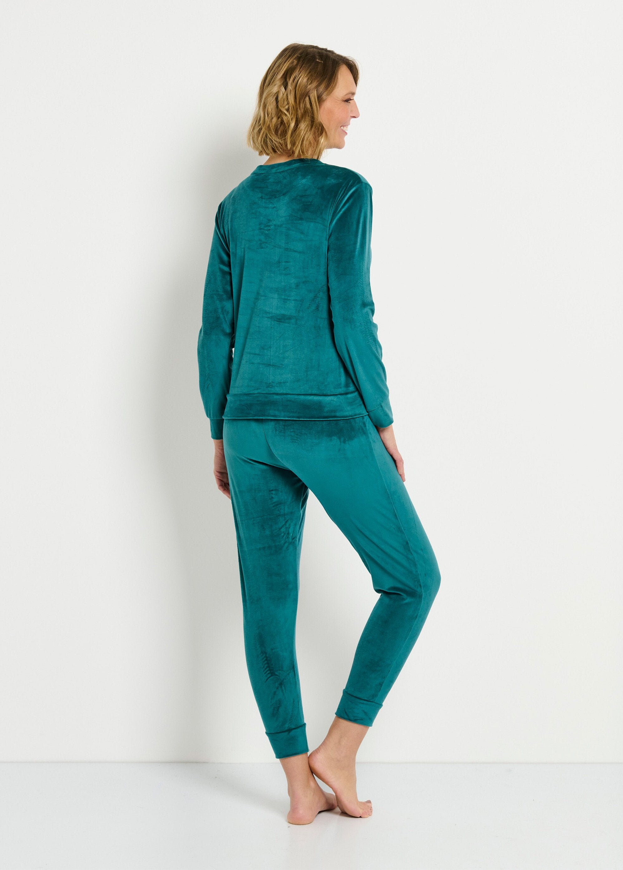 Pyjama_en_velours_chaud_Vert_DO1_slim