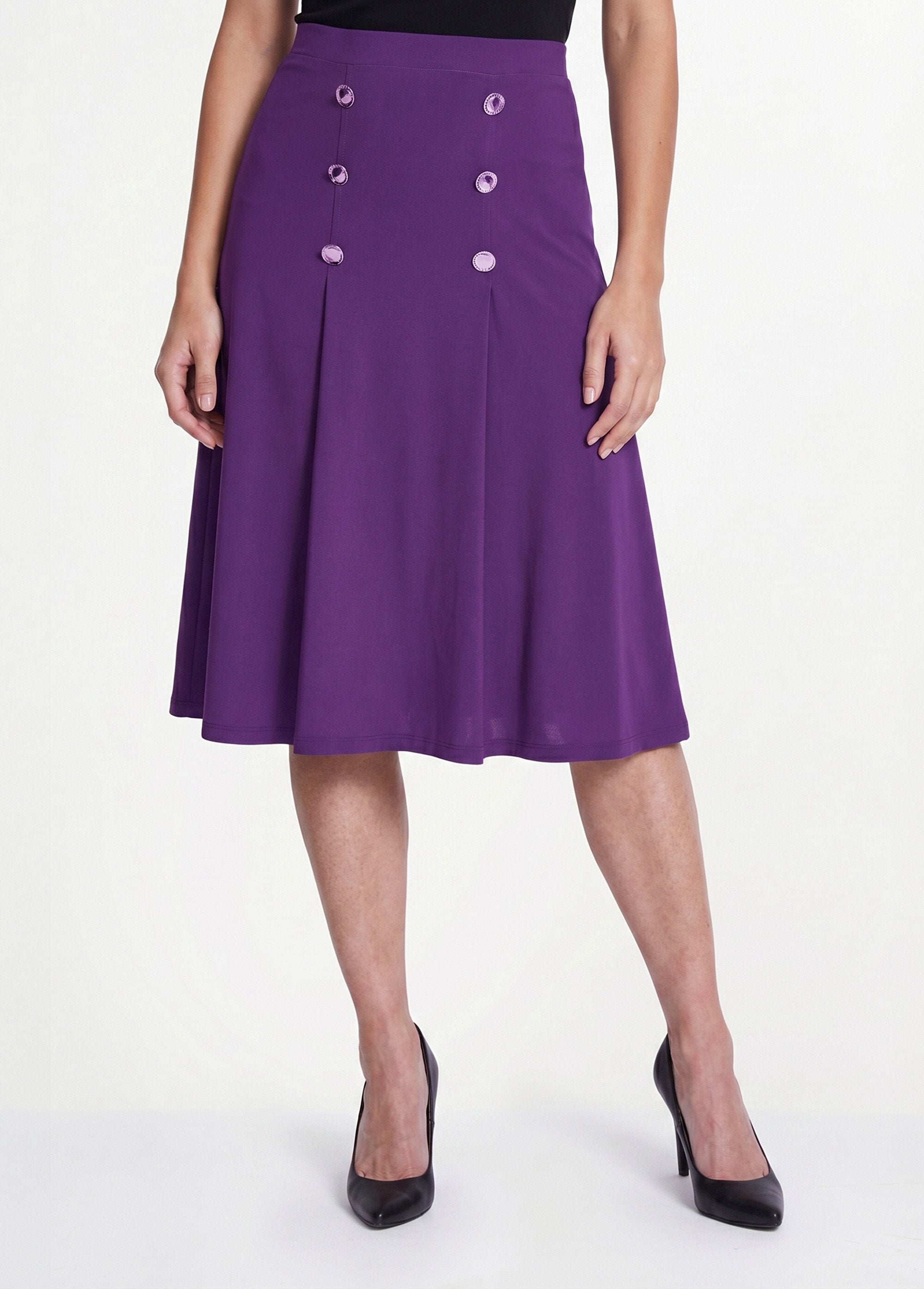 Mid-length_plain_knit_flared_skirt_with_bridge_Purple_FA1_slim
