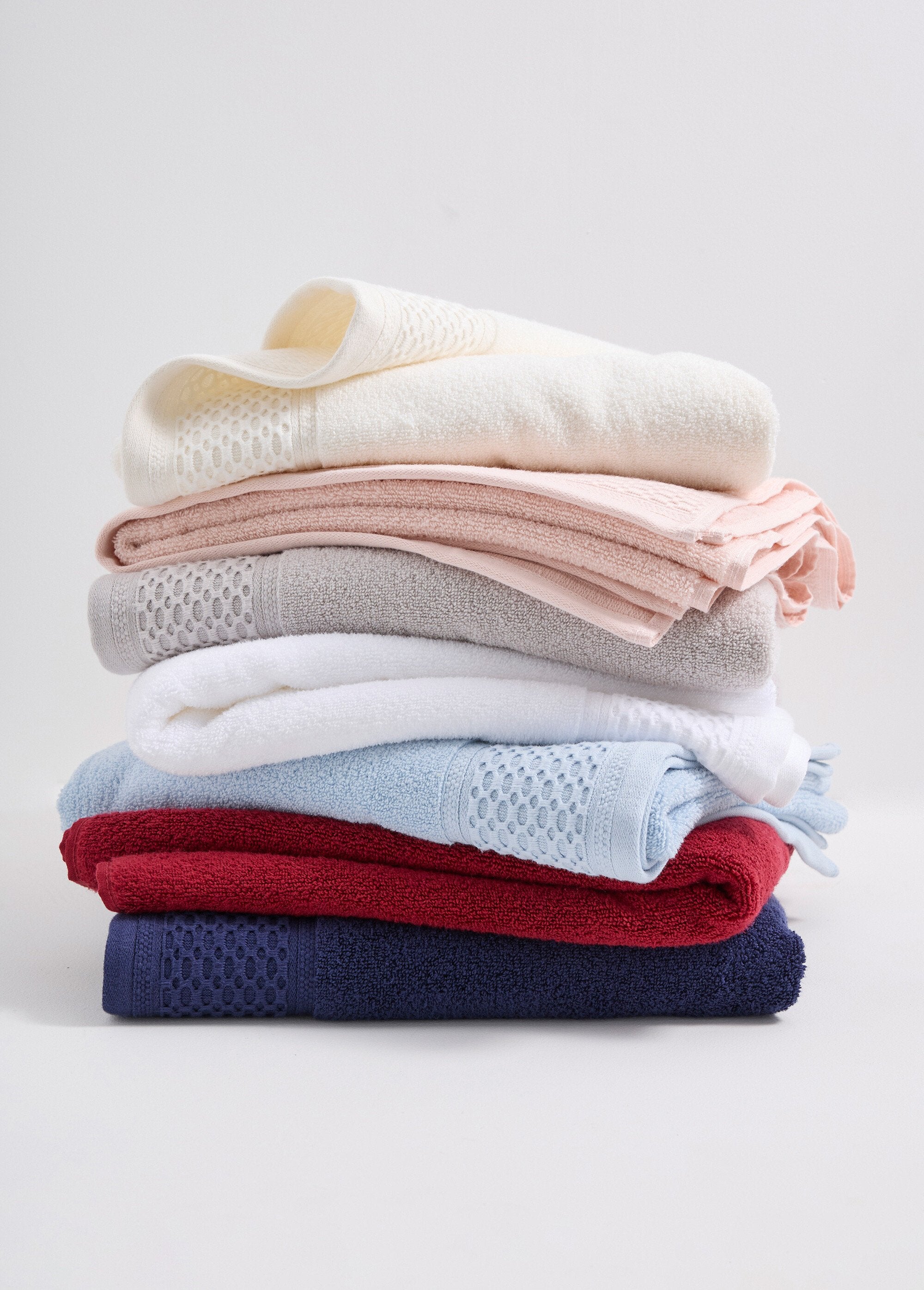 Ligne_de_linge_de_bain_pur_coton_épais_Marine_SF1_slim