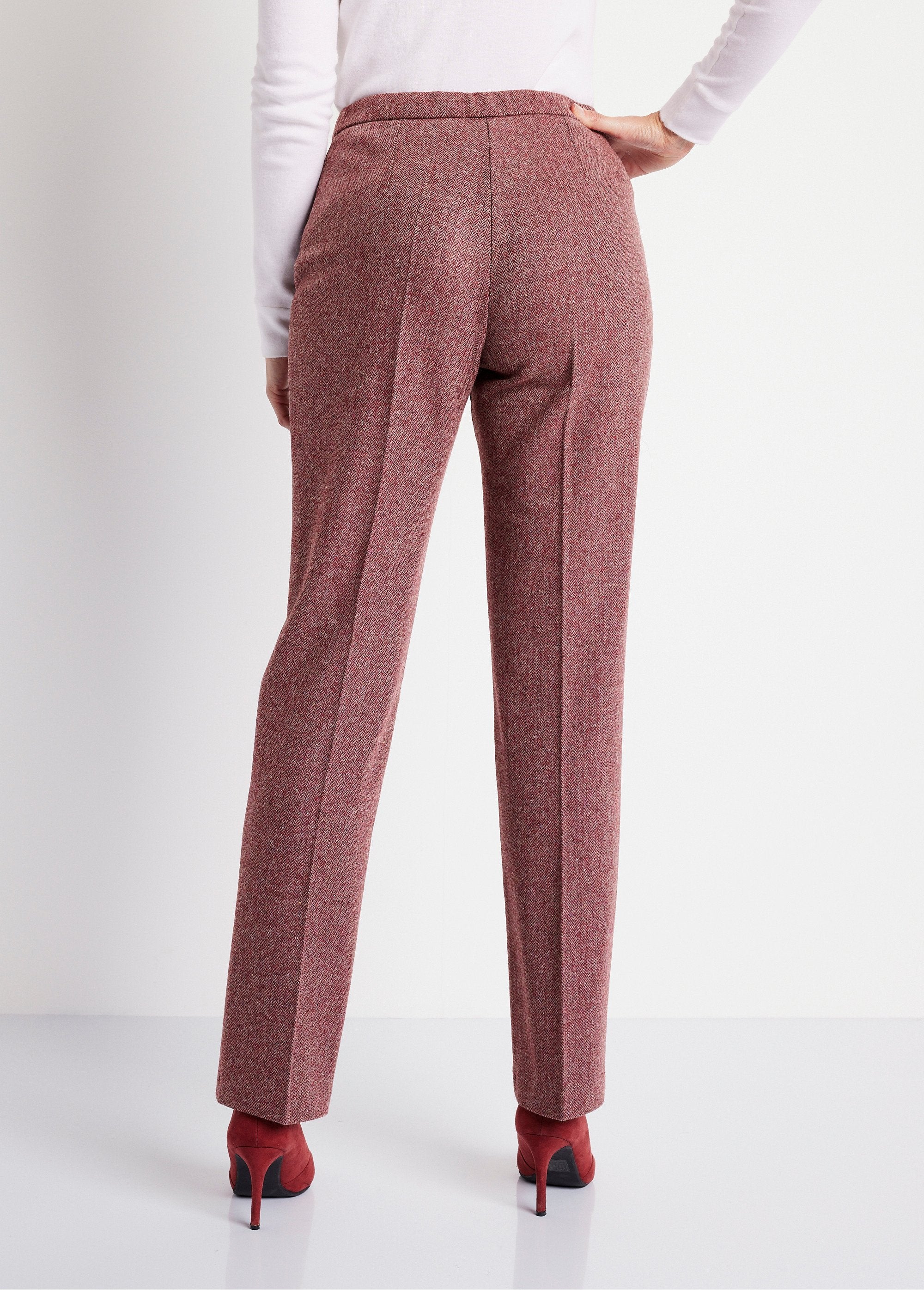 Straight_herringbone_or_heather_pants_with_70_cm_inseam_Burgundy_herringbone_DO1_slim