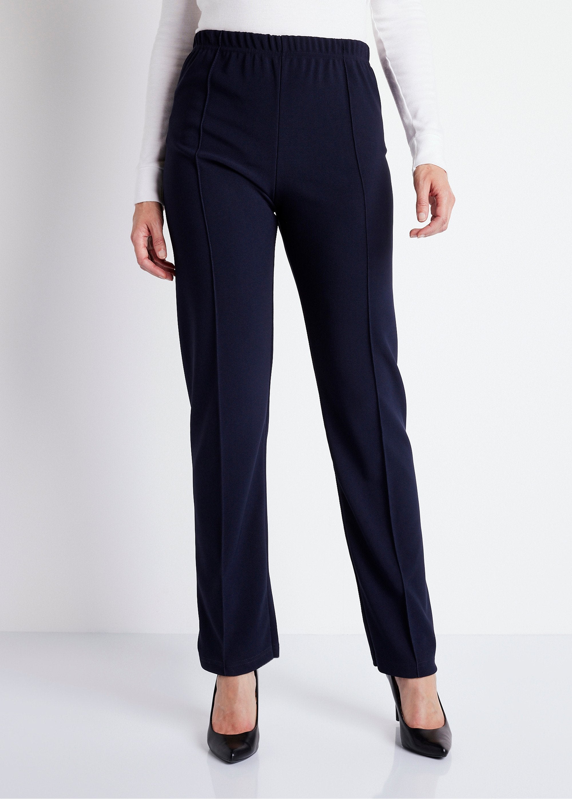 Straight_pants_with_elasticated_waist_and_ribbed_knit_Marine_FA1_slim