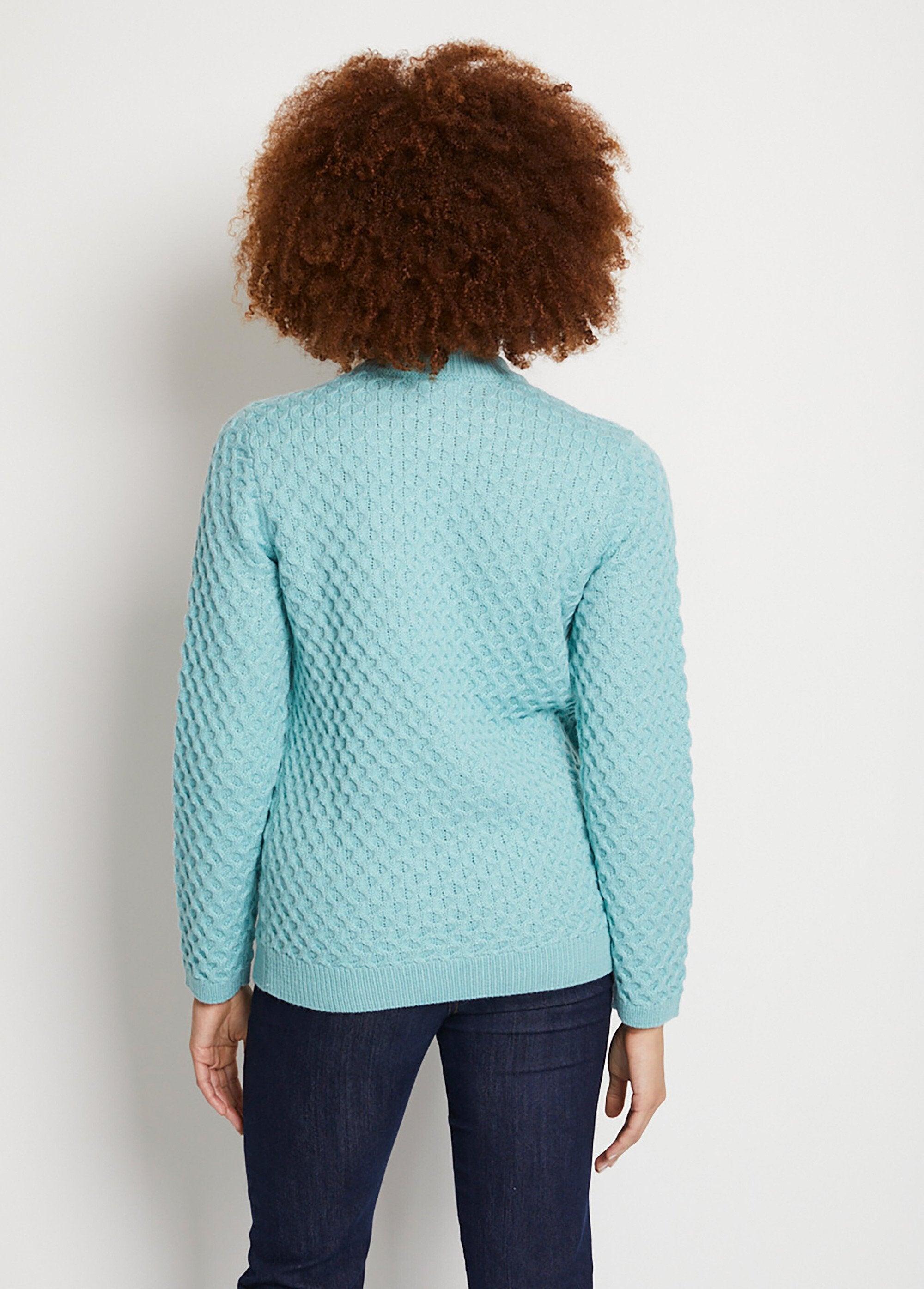 Short_warm_sweater_with_thick_knit_stand-up_collar_Green_DO1_slim