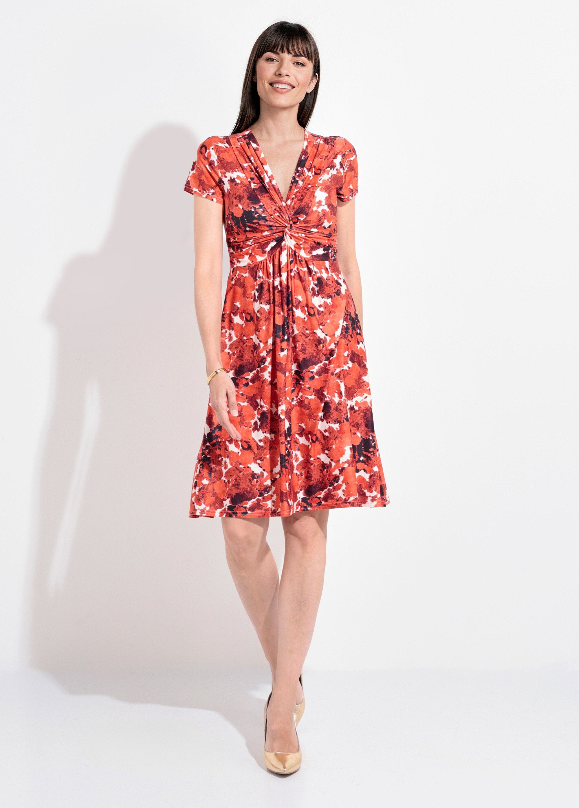 Short_sleeve_graphic_short_dress_Orange_FA1_slim