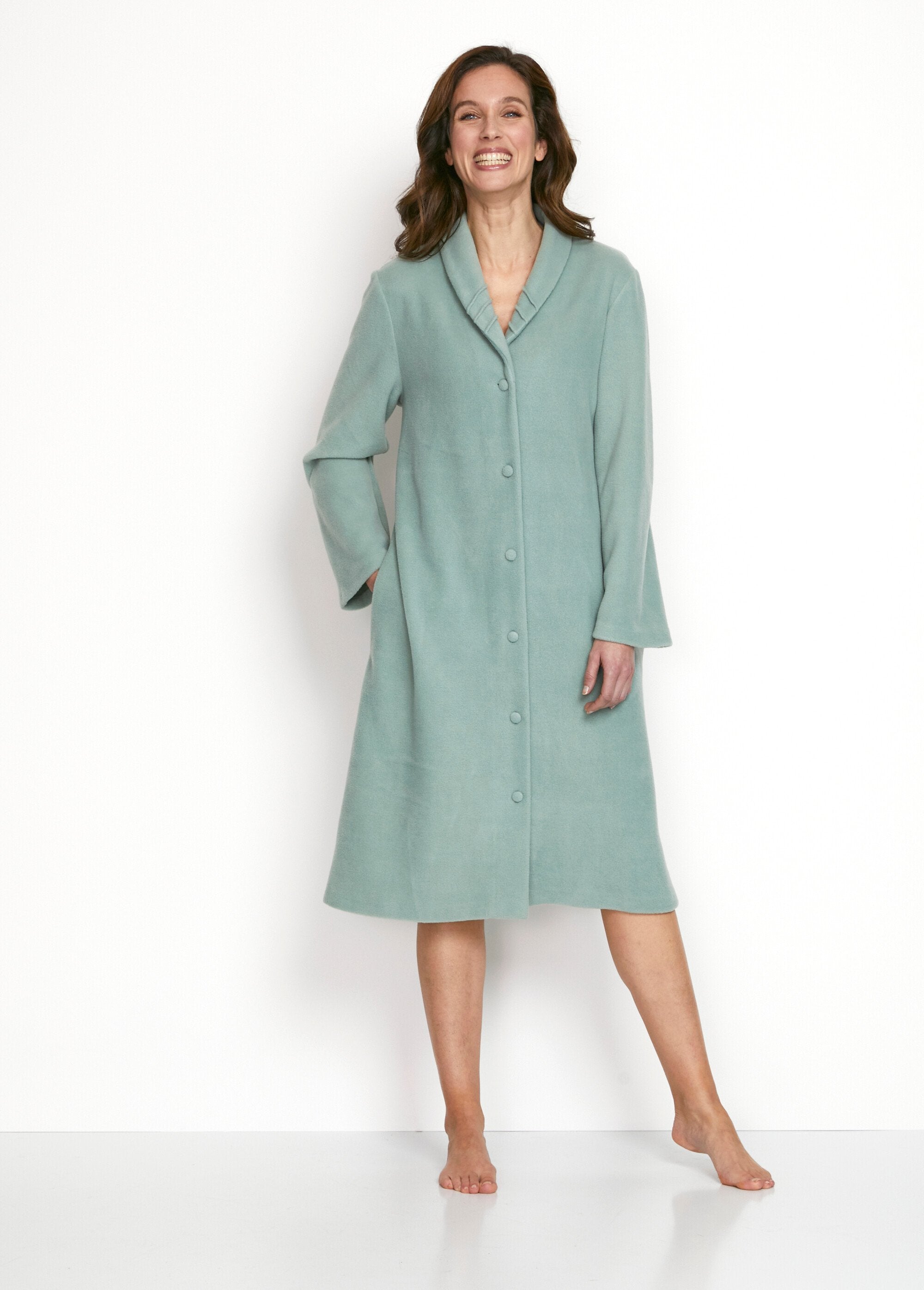 Plain_fleece_dressing_gown_Green_FA1_slim