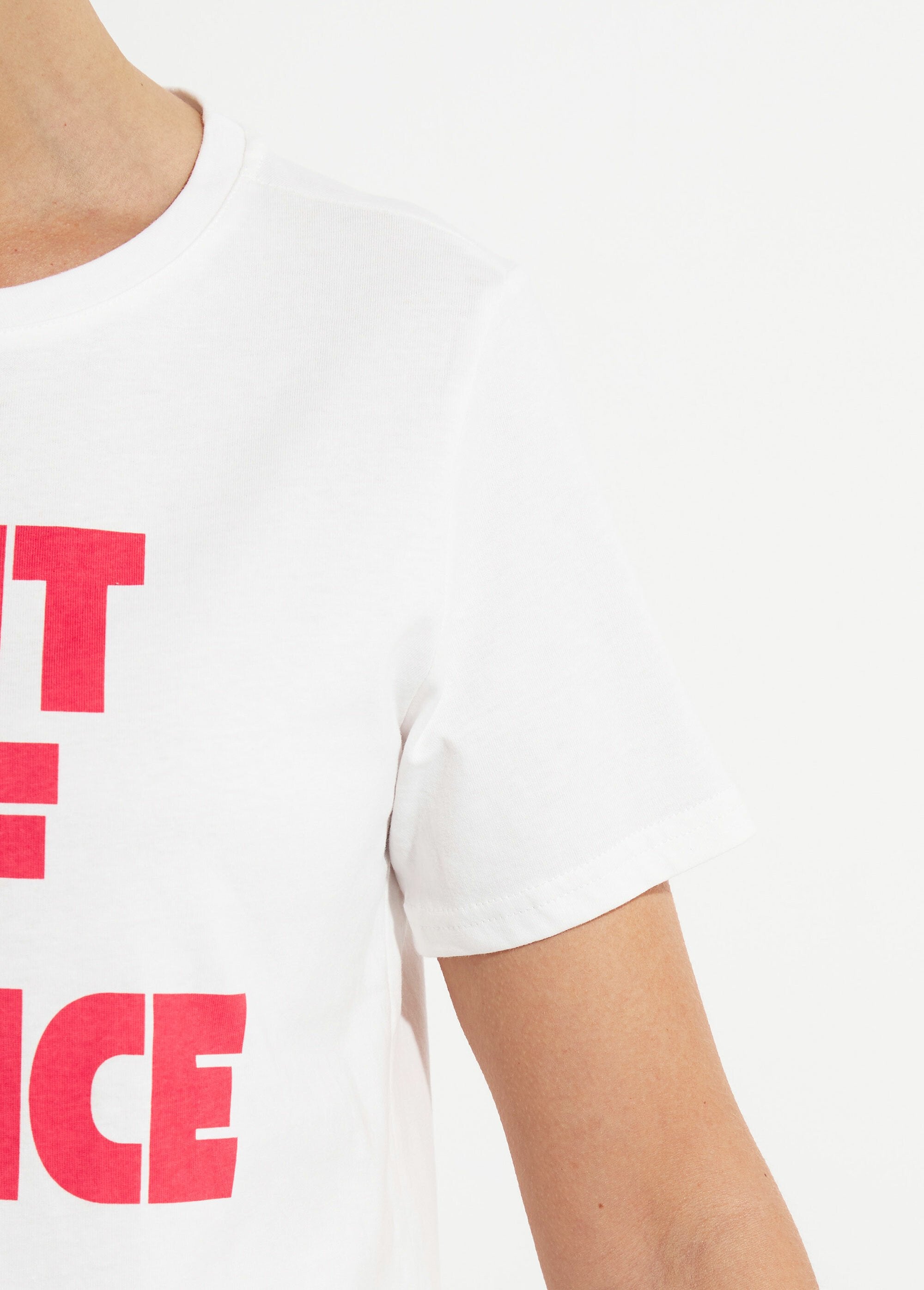 T-shirt_fun_inscription_Out_of_office_Blanc_et_rouge_DE1_slim