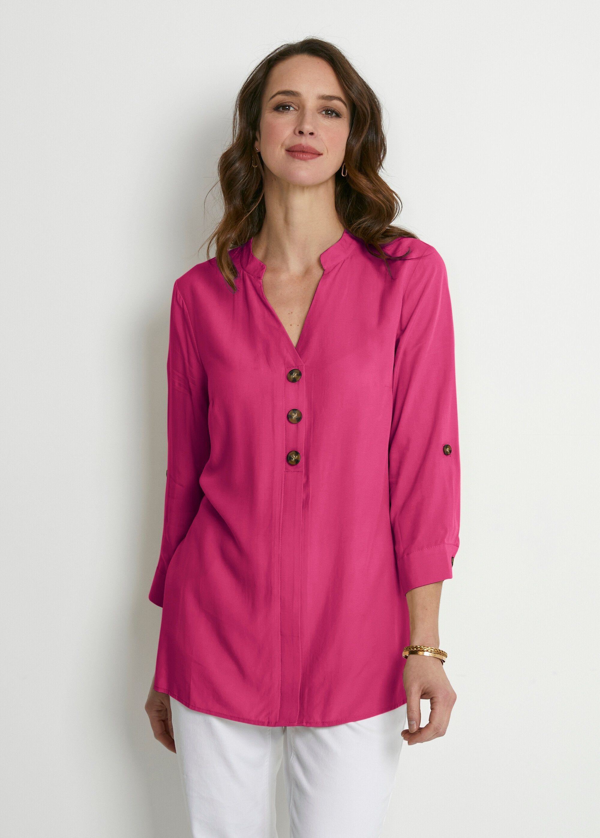 Loose_long_tunic_with_3/4_sleeves_Cassis_FA1_slim