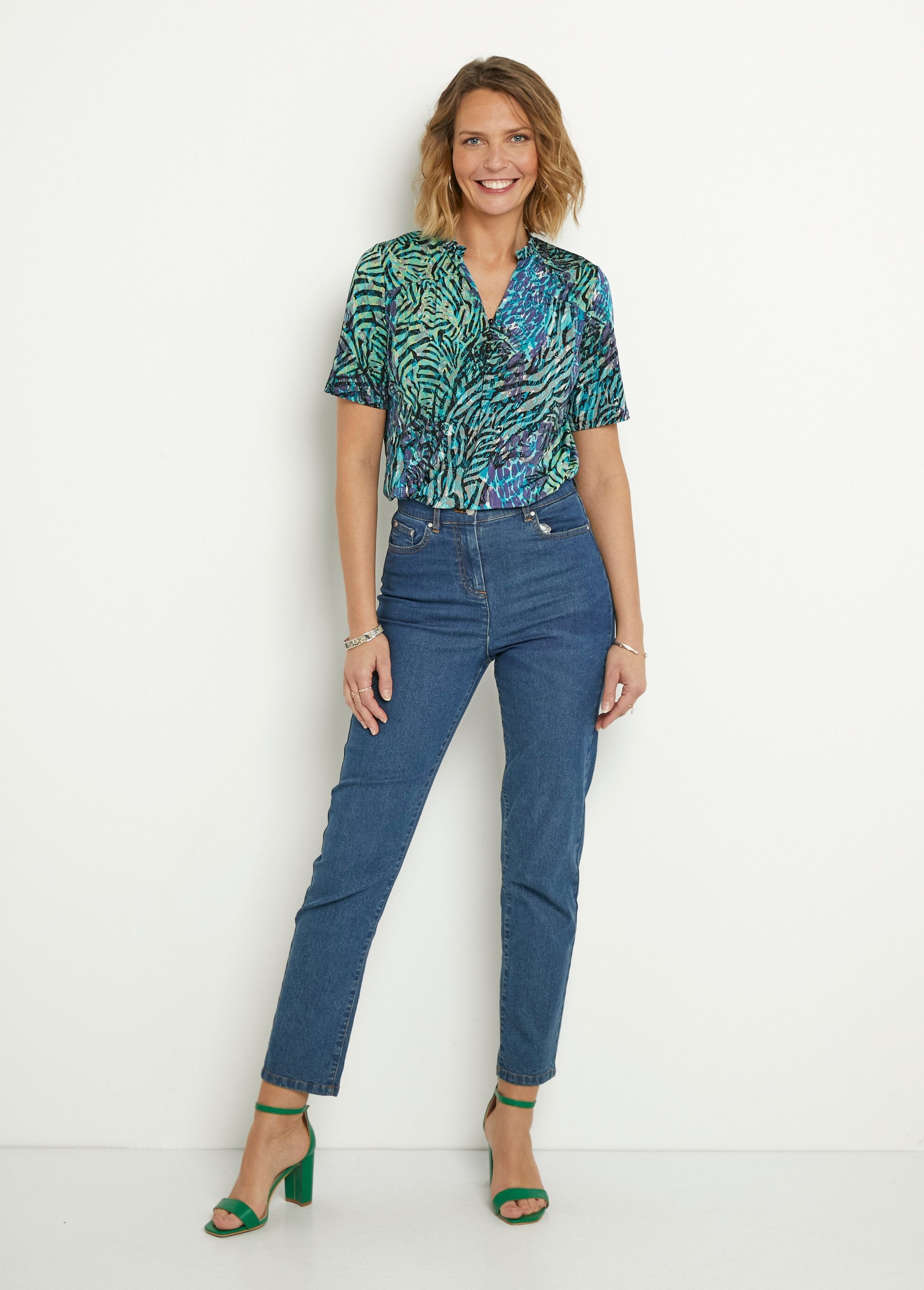 Jungle_print_V-neck_tunic_Blue_and_green_SF1_slim