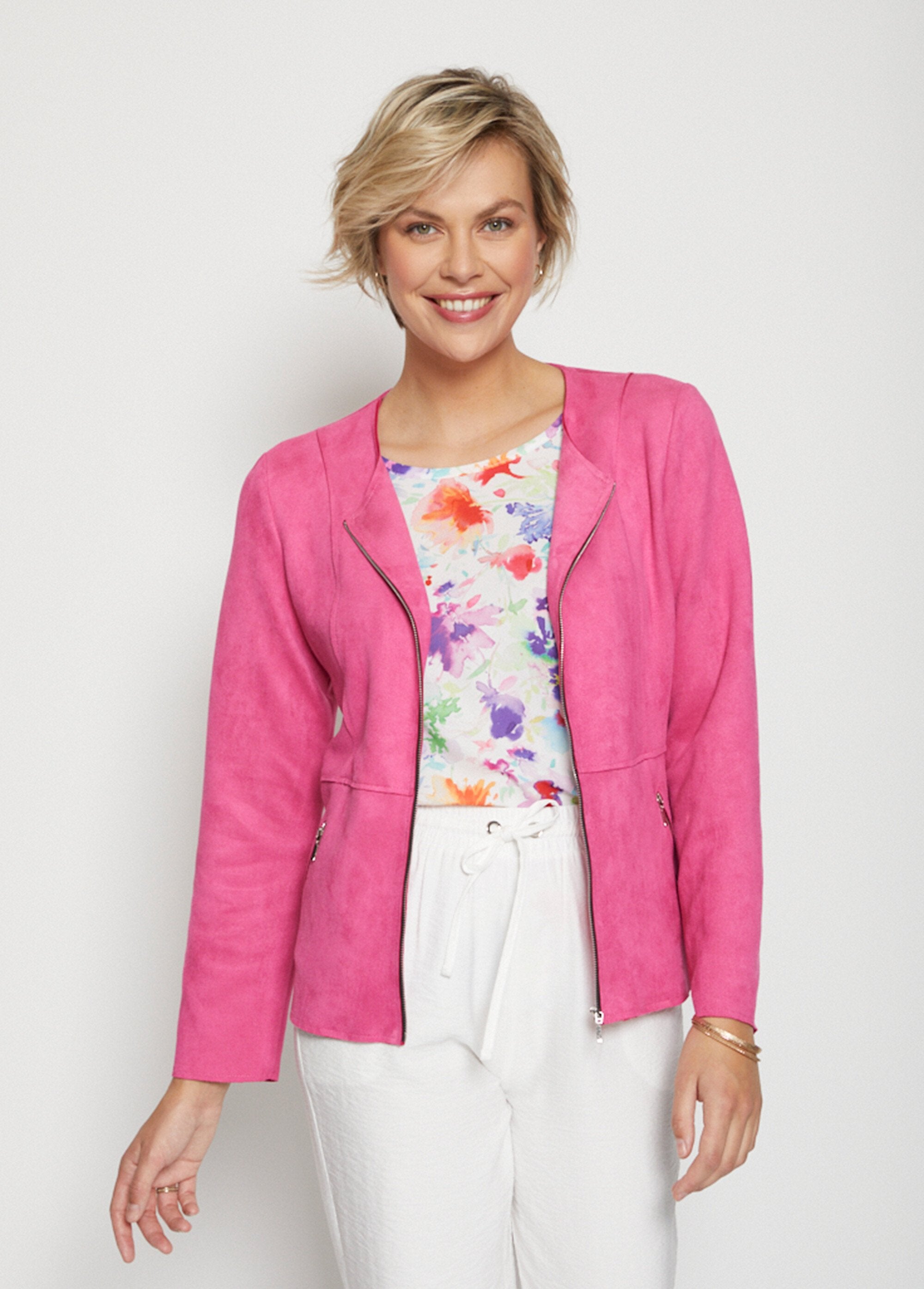 Veste_zippée_sans_col_tissu_suédé_Fuchsia_FA1_slim